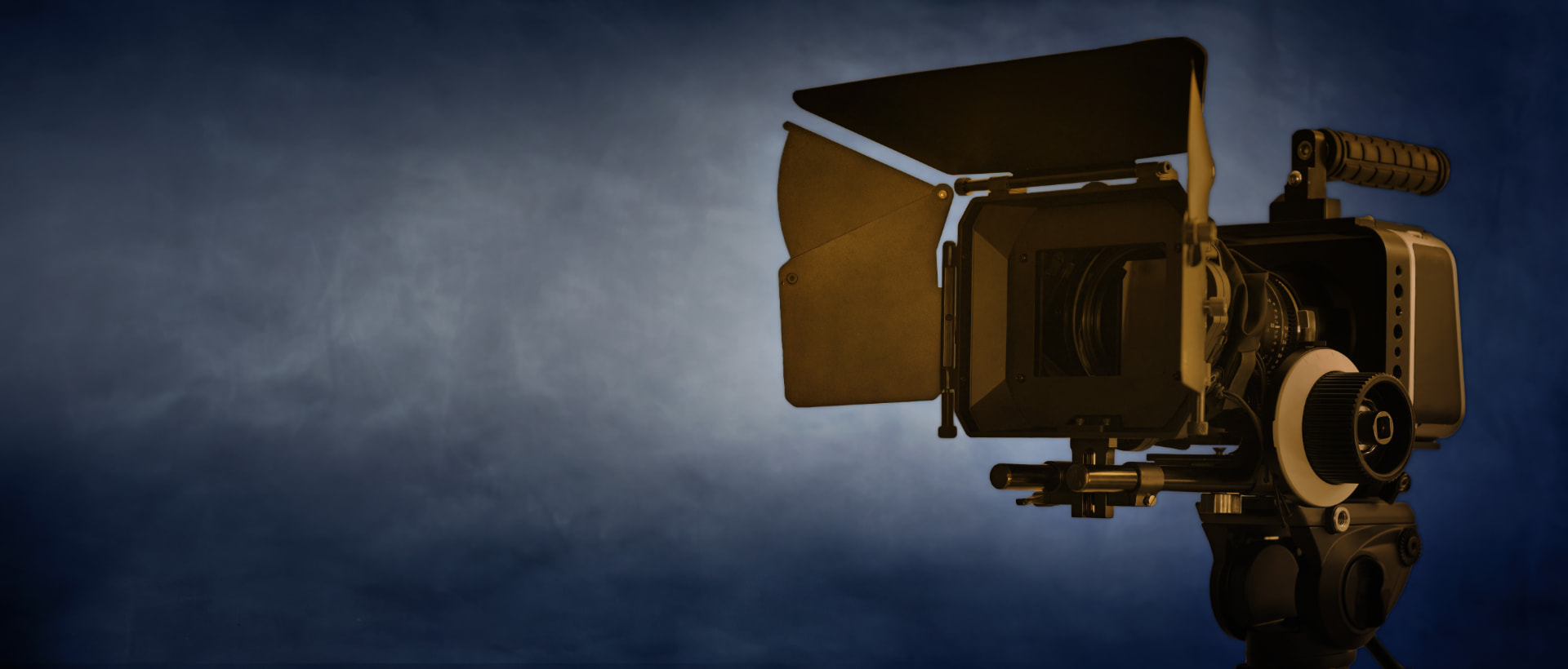 Professional film camera ready for production